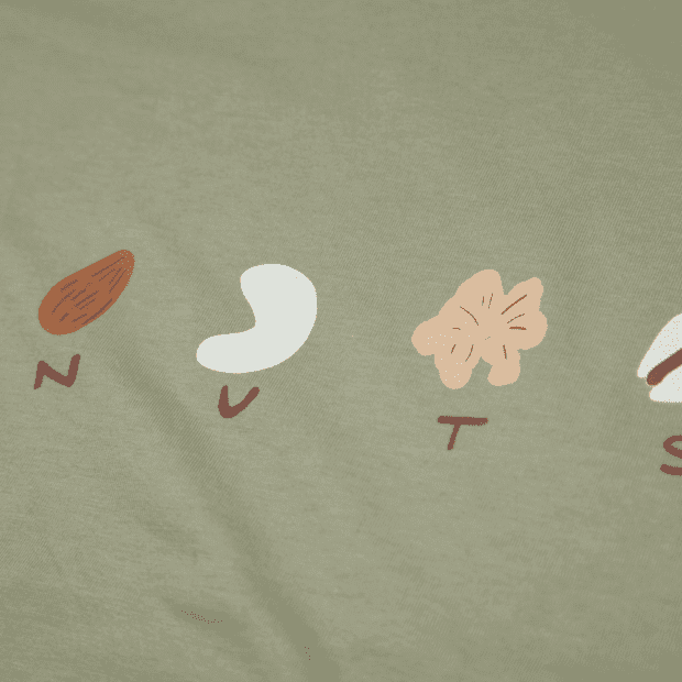 NUTS ビッグシルエット レディース Tシャツ シルクスクリーン印刷 拡大