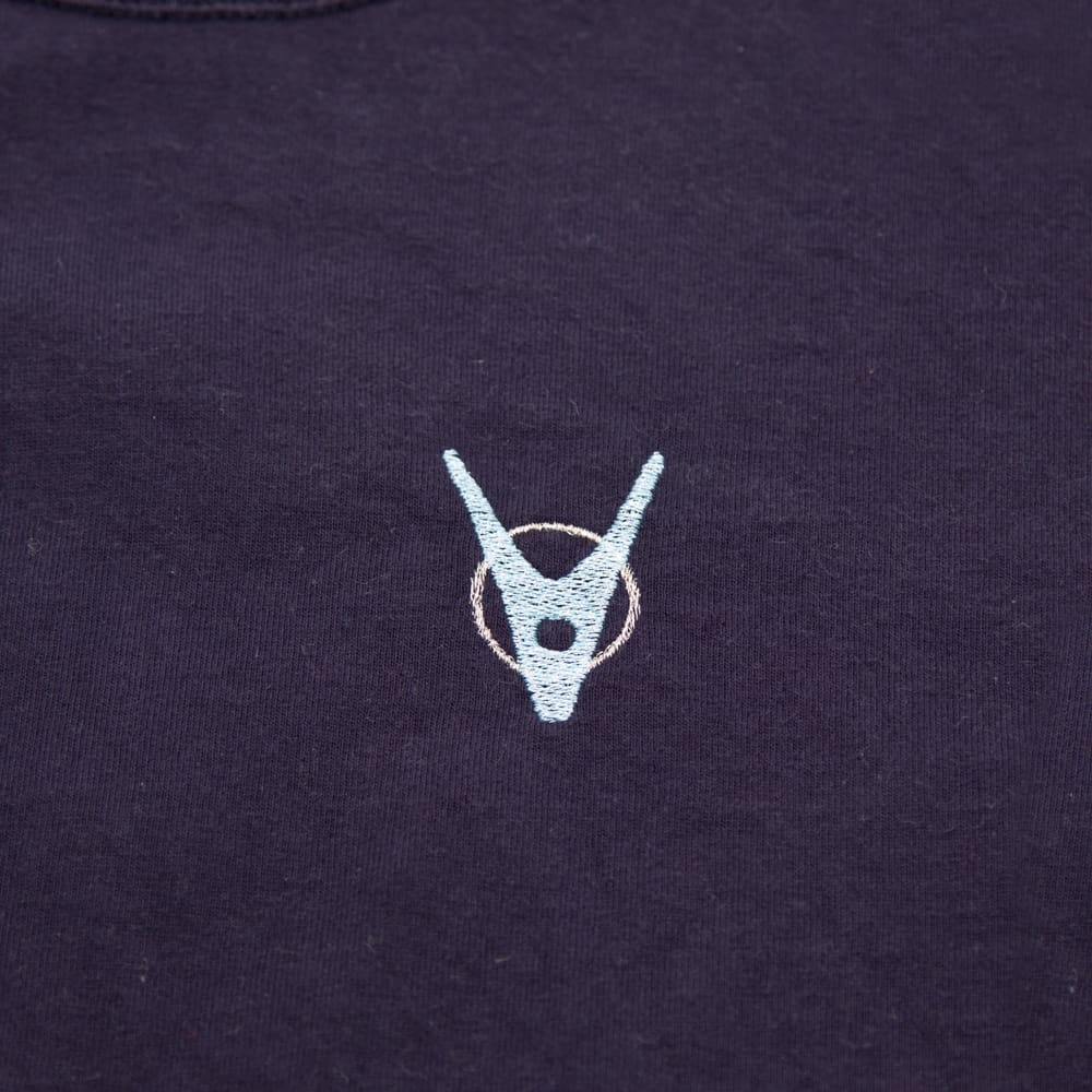 洗濯バサミ 刺繍 Tシャツ 刺繍拡大