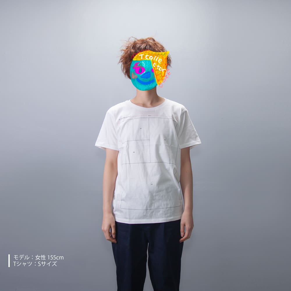 A3, A4, A5, A6 おもしろTシャツ 女性モデル