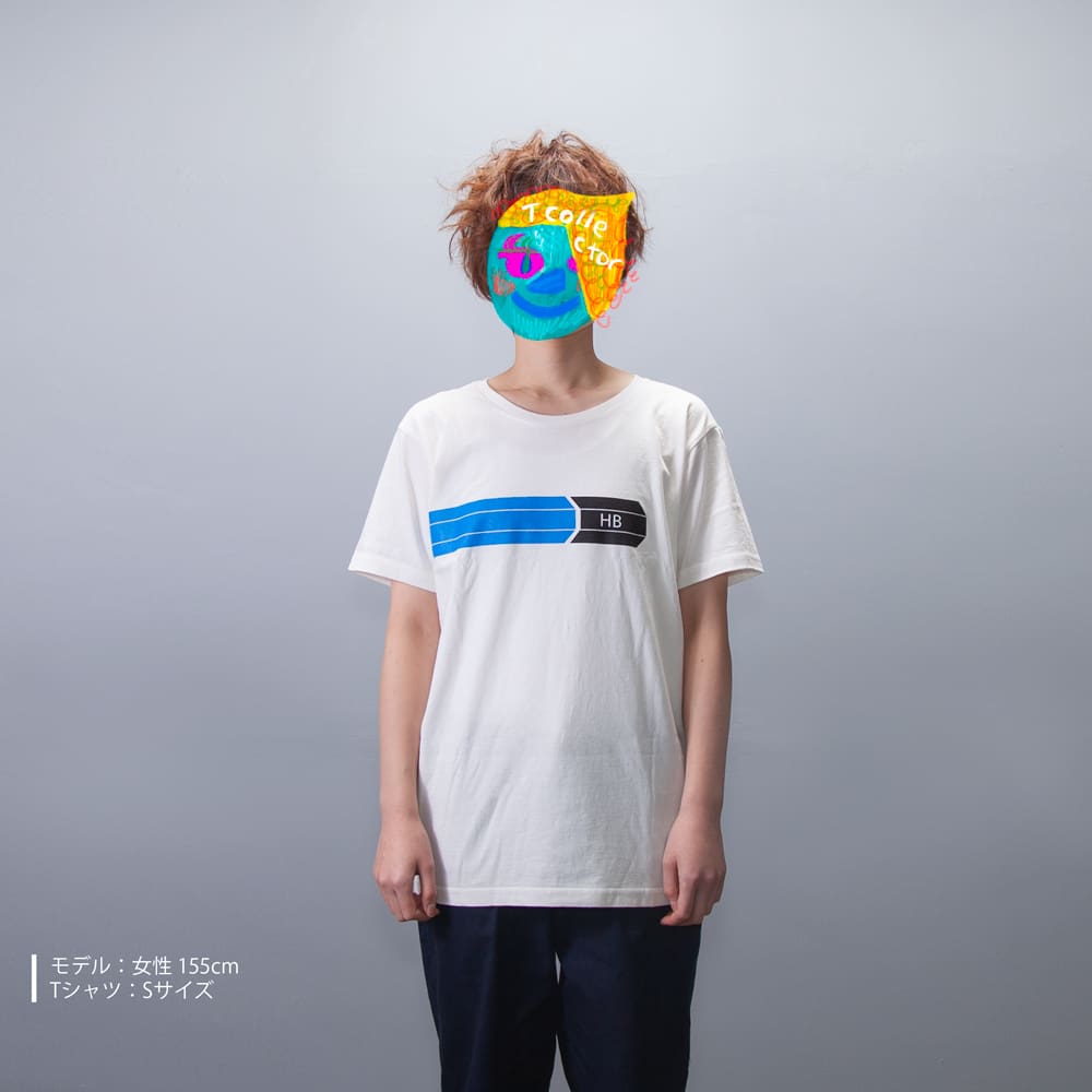 HBイラスト Tシャツ 女性モデル