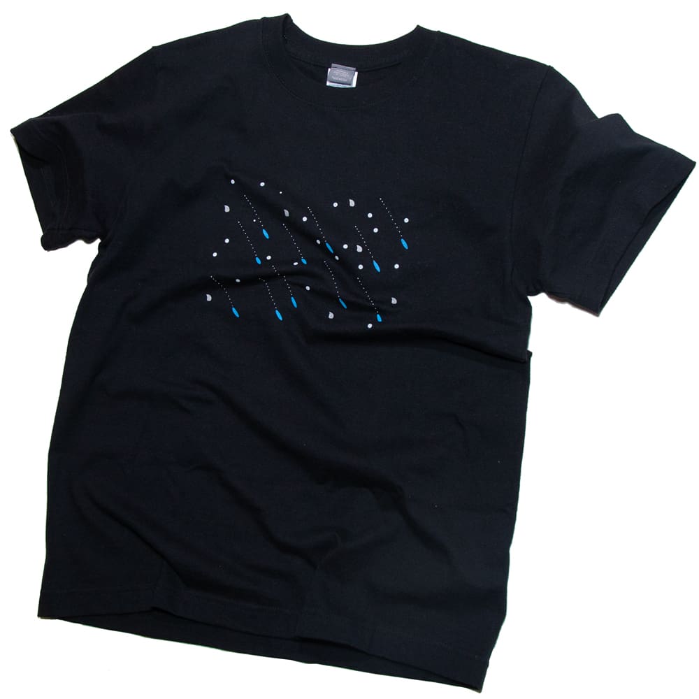 雨 Tシャツ プリント