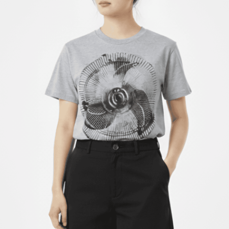 扇風機2 デザインプリントTシャツ ユニセックスS~XXXL・レディースサイズあり
