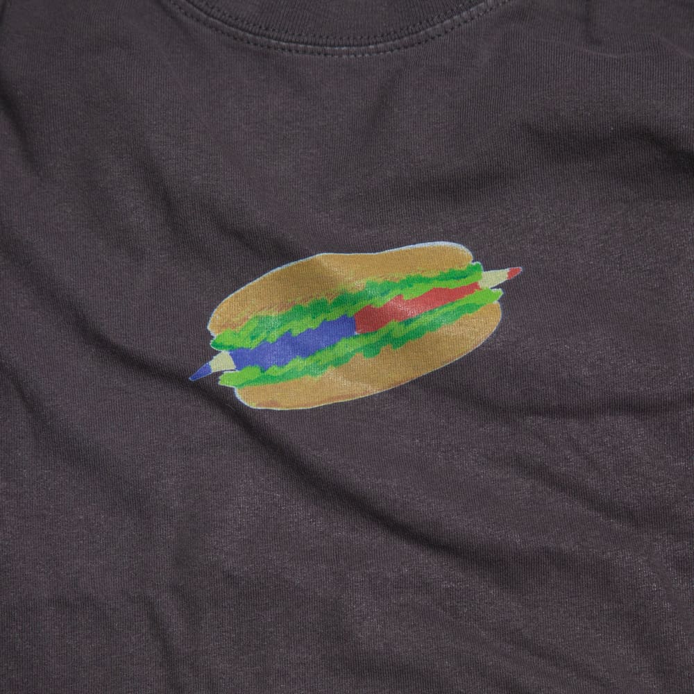赤青鉛筆 ホットドッグ Tシャツ 拡大
