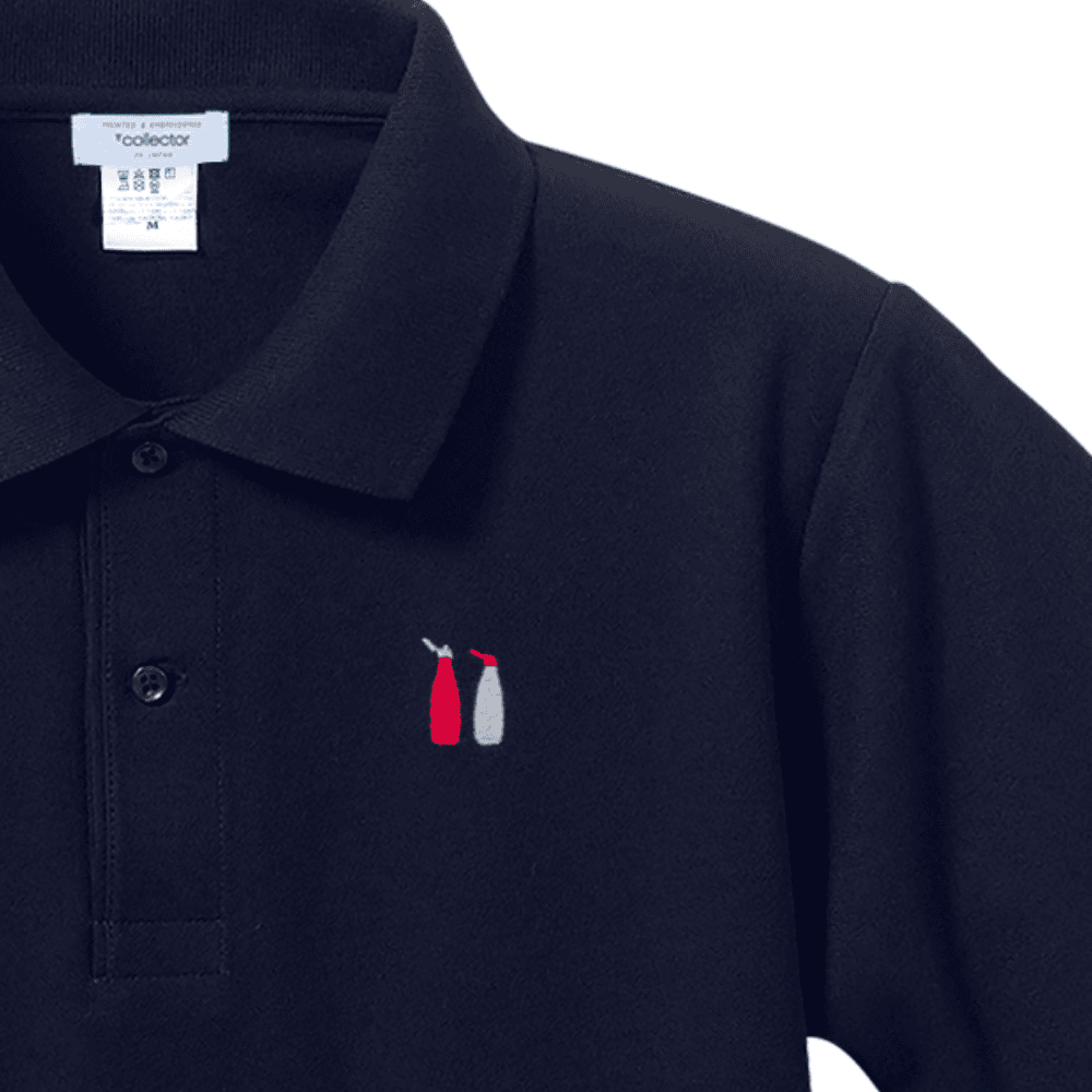 ソースを纏った ケチャップ&マヨネーズ刺繍ポロシャツ 5.3オンス XS~XXXXL