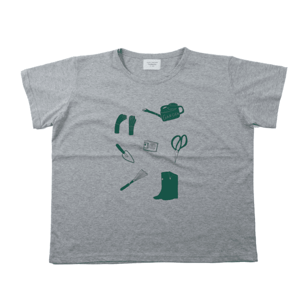 園芸ビッグシルエットレディース Tシャツ バック