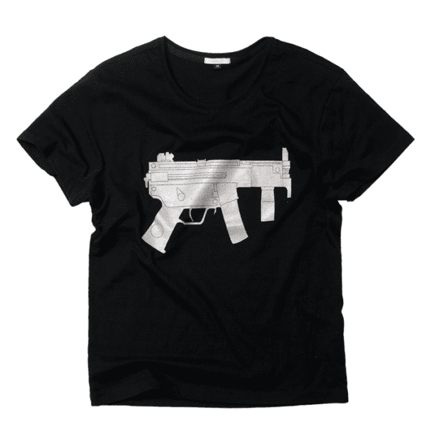 mp5kライフル プリントＴシャツ　ユニセックスS~XXXLサイズあり