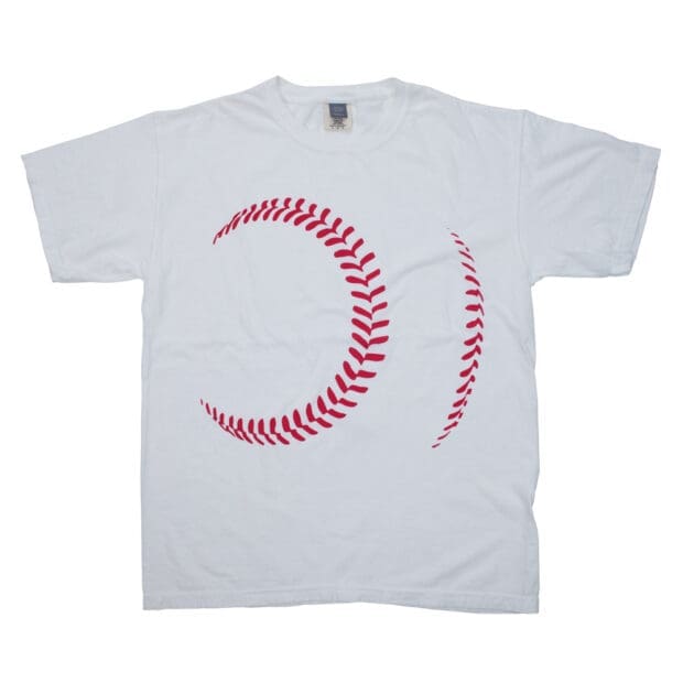 野球のボールTシャツ