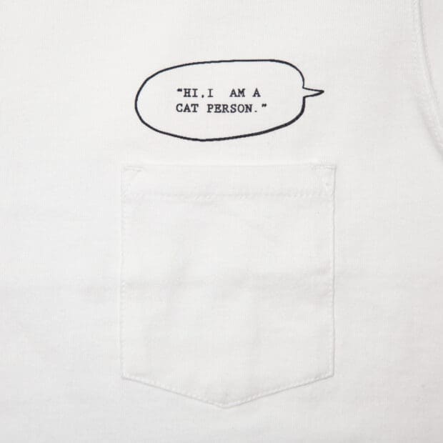 I'm a Cat person. ユニセックス ポケット Tシャツ