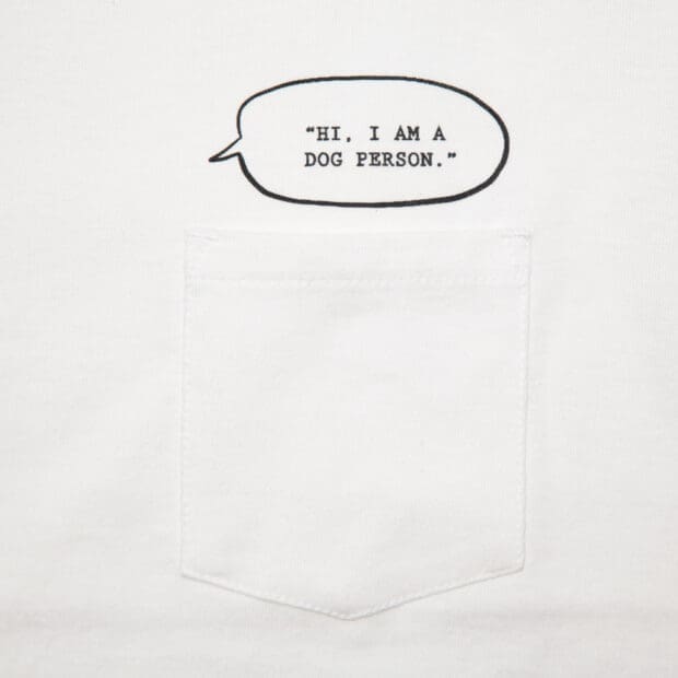 I'm a Dog person. ユニセックス ポケット Tシャツ