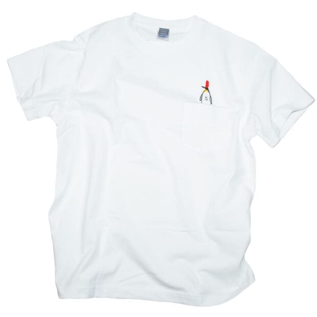 ペンペン刺しゅう ポケット Tシャツ