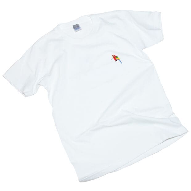 おうむペン先 刺繍 Tシャツ
