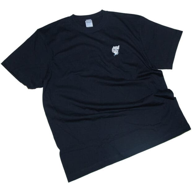 あらいぐま ユニセックス 刺繍 Tシャツ
