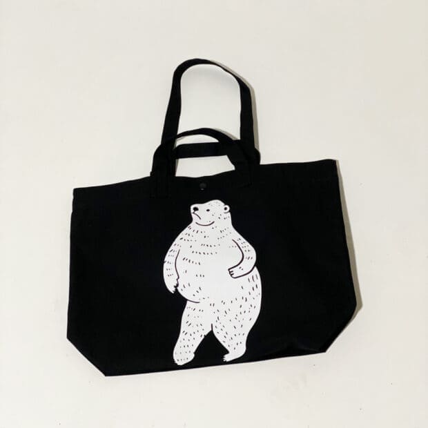 シロクマのトートバッグ