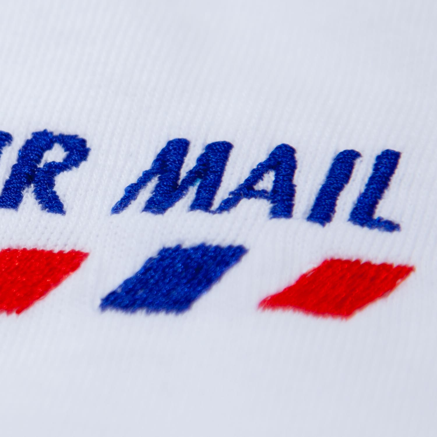 VIA AIR MAIL 刺しゅう Tシャツ